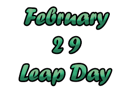 Leap year occurs every four years.