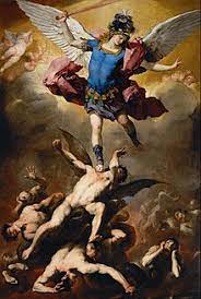 The Fall of the Rebel Angels by Luca Giordano.