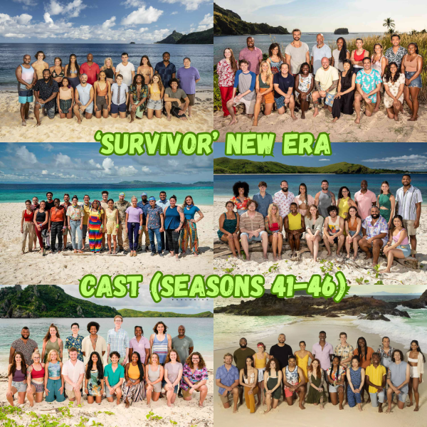 Survivor New Era Cast Collage | Credit for Photos: Entertainment Weekly