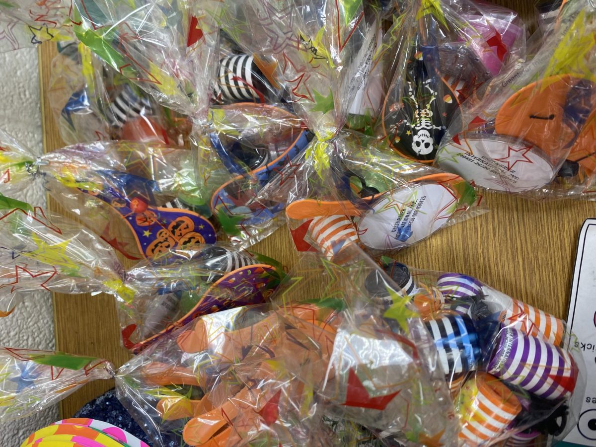 Treat bags for the party. Photo credit: Luna Huffman