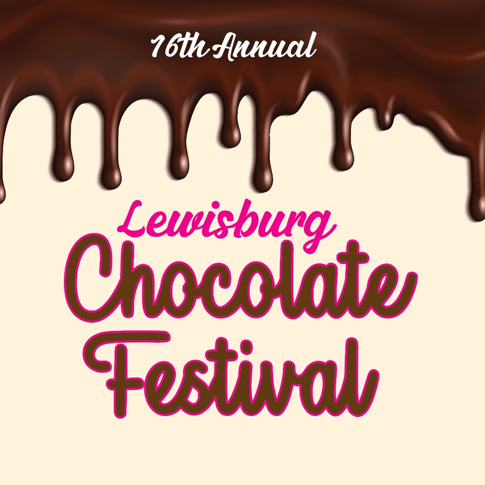 Logo for the Lewisburg Chocolate Festival. Photo credit: Historic Lewisburg West Virginia